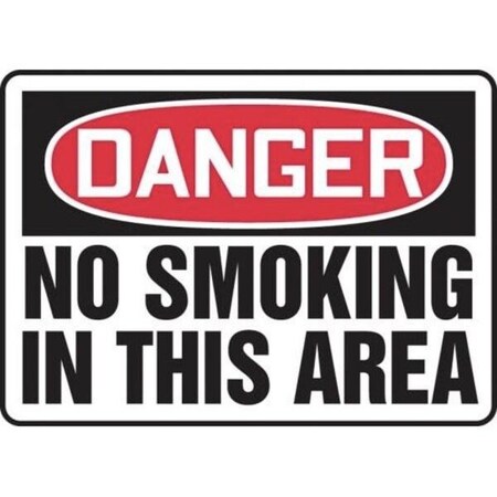 Accuform OSHA DANGER SAFETY SIGN NO SMOKING MSMK038XT MSMK038XT